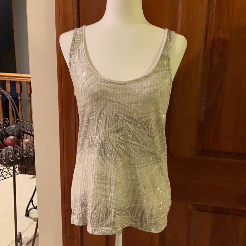 Sequined Tank Top